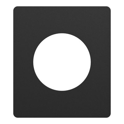 Plaque de finition 1 poste Odace 2025 Architecte noir onyx - SCHNEIDER ELECTRIC