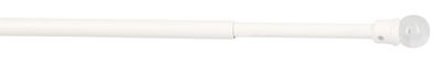 Tringle de vitrage extensible en métal de 0.6 à 1 m diam 7 Finition Blanc mat - MOBOIS