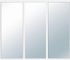 Verrière Louvre Profil Blanc Vitrage Verre Clair L. 1230 mm x H. 1125mm YKARIO