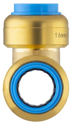 Té automatique égal universel diamètre 16 mm Toutpush QUICK PLOMBERIE