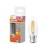 Ampoule LED B22 flamme à filament 4 W = 470 lumens blanc chaud - OSRAM