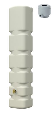 Kit cuve murale Basic 300 litres avec collecteur Eco gris