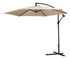 Parasol excentré diamètre 3m taupe