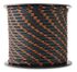 Corde tressée polyester/polyamide résistance 200 kg 3 mm 25 m noir et orange CHAPUIS