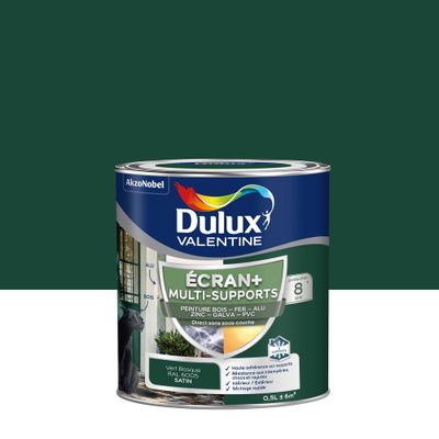 Peinture Ecran+ Multi-supports Satin Vert Basque 0,5 L - DULUX VALENTINE