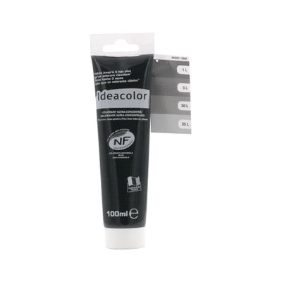 Colorant ultra-concentré pour peinture 100 ml noir 2070 RICHARD
