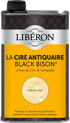 Cire antiquaire liquide "Black Bison" chêne clair 0,5 L - LIBERON