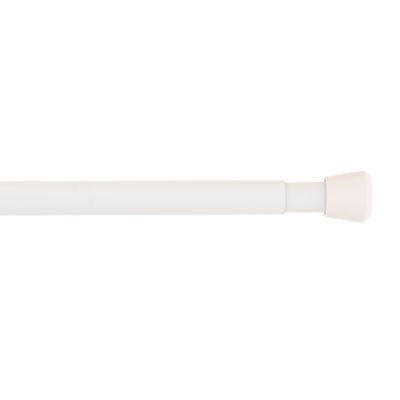 Barre entre murs extensible en métal de 0.9 à 1.40 m diam 25 à 28 mm Finition Blanc mat - MOBOIS