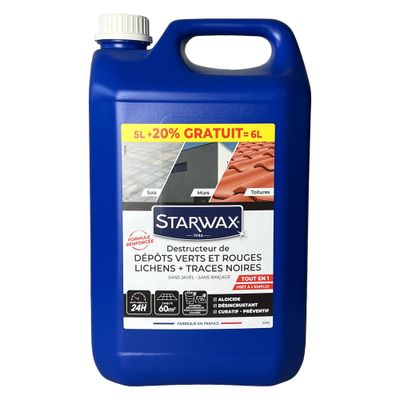 Destructeur de dépôts verts 5 L + 20% gratuit - STARWAX