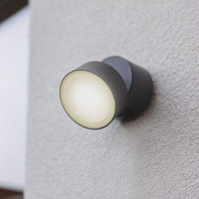 Applique extérieur LED Trumpet gris IP54 600 lumens blanc neutre - COREP