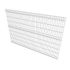 Panneau de grillage rigide Giga 200 2,50m x 1,73 m gris CLOTEX