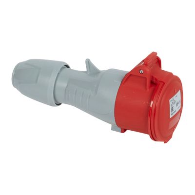 Prise électrique mobile industrielle femelle étanche IP44 3 pôles + terre 16A 380/415V - P17 LEGRAND