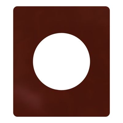 Plaque de finition 1 poste Odace 2025 Architecte sienne émaillé - SCHNEIDER ELECTRIC