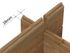 Abri de jardin en bois autoclave marron Alice - 7,1 m² hors-tout - Livraison à domicile incluse - PALMAKO