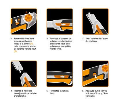 Cutter CarbonMax 25 mm - FISKARS FRANCE SAS