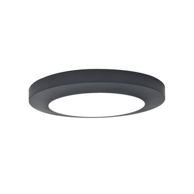 Plafonnier extérieur LED Kayah anthracite IP54 1250 lumens blanc chaud - COREP