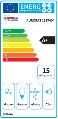Hotte aspirante cheminée Aurora 4 60 cm inox