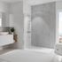 Panneau mural de douche 150x255 cm pierre gris clair DécoDesign Décor - SCHULTE