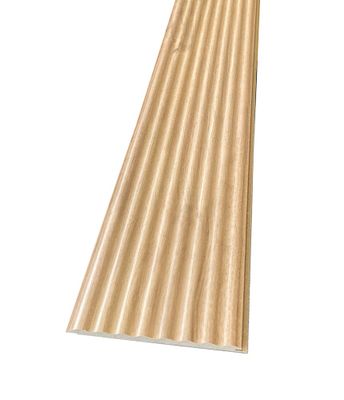 Panneau mural bois décoratif MDF revêtu chêne ondulé - Lot de 3 - 14 x 213 x 2500 mm - AJ TIMBER