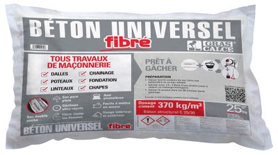 Béton fibre sans poussière 25 kg LATERLITE