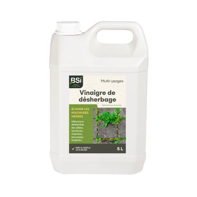 Vinaigre de désherbage 9.5 % bidon de 5 litres - BSI
