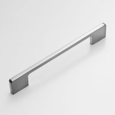 Poignée pour meuble de cuisine entraxe 160 mm inox brossé rectangulaire - OFITRES