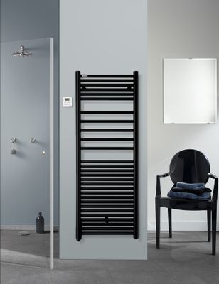Sèche-serviettes à inertie fluide Angora 750 W Noir Mat ACOVA