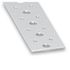 Profilé plat perforé galvanisé 40 x 2 mm 1 m CQFD