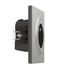 Prise électrique connectée encastrable avec terre + plaque Aluminium - Dooxie with Netatmo LEGRAND