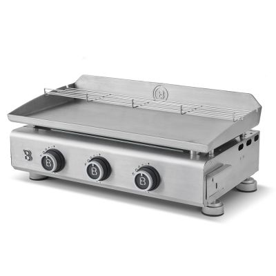 Plancha à gaz 3 brûleurs Silvia II G Inox BRASERO