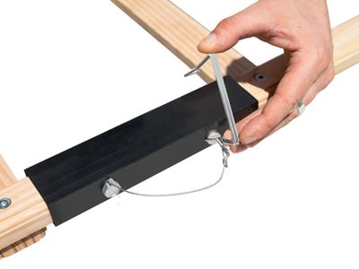 Echelle plate de toit en bois Safety Roof 2 x 2 m HAILO