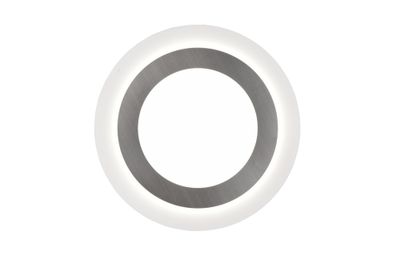 Plafonnier LED rond Morgan nickel 5600 lumens blanc variable CCT - TRIO