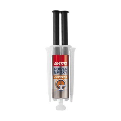 Colle de réparation Power époxy express seringue invisible gel tube 11 ml - LOCTITE