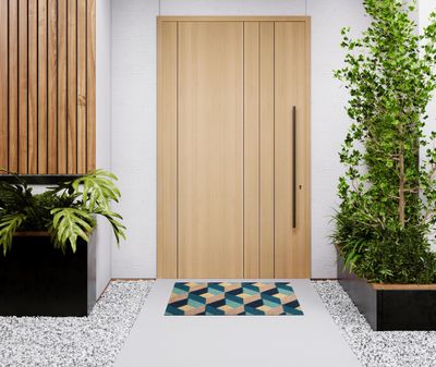 Tapis COCO BLANCHI / LATEX "GEOMETRIE" - 40x60cm - Ep.15mm ID HOME