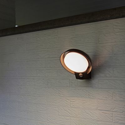 Applique extérieur LED détecteur de mouvements Polo anthracite IP44 1100 lumens blanc chaud - COREP