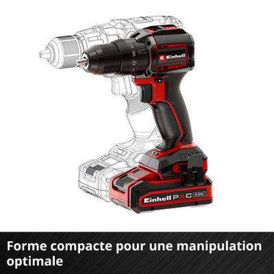 Perceuse à percussion sans fil TP-CD 18/50-C Li-i (Brushless, Solo) - EINHELL