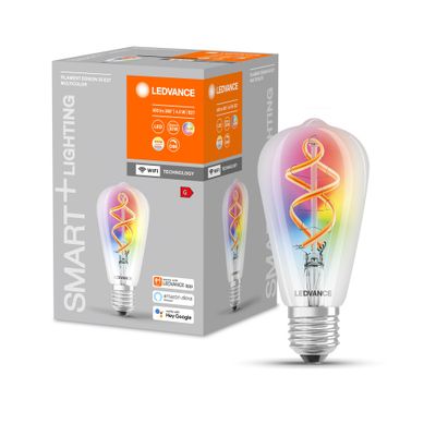 Ampoule wifi EDISON fil E27 RGBW 4.5 W = 300 lumens - LEDVANCE