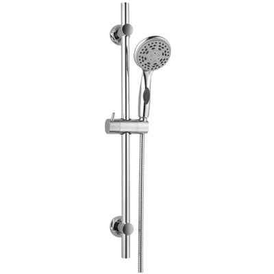 Combiné barre de douche Stop'o 3 jets chromé - EDOUARD ROUSSEAU