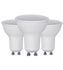 Lot de 3 ampoules LED spot GU10 5W = 400 lumens blanc neutre - FOXLIGHT
