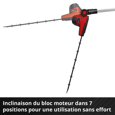 Taille-haies télescopique à batterie 18 V lame 45 cm GC-HH 18/45 Li T