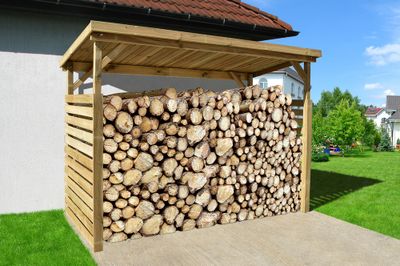 Abri bûche -  663 B T.2 Livraison gratuite domicile WEKA