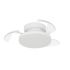 Ventilateur de plafond silencieux à pales rétractables LED + télécommande Blanc Ø41cm - Hovley EGLO
