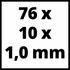 Disques de tronçonnage 76 mm par 5 - EINHELL