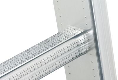 Echelle simple 12 échelons 3,28 m ProfiStep Uno avec base rapportée aluminium - HAILO