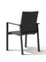 Fauteuil de jardin Ajaccio noir en aluminium BOCARNEA