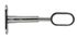 Support de barre de penderie ovale réglable de 65 à 95 mm 30 x 15 mm Finition chromé MOBOIS