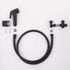 Pack hygiène pour WC avec douchette Abs noir QUICK PLOMBERIE