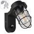 Applique extérieur E27 détecteur de mouvements Lacanau noir IP44 40W - COREP