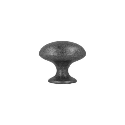 Bouton de meuble rond vieil argent diamètre 40 mm REI