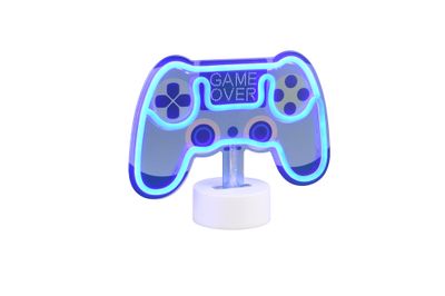 Lampe à poser LED Control blanc et bleu - REALITY